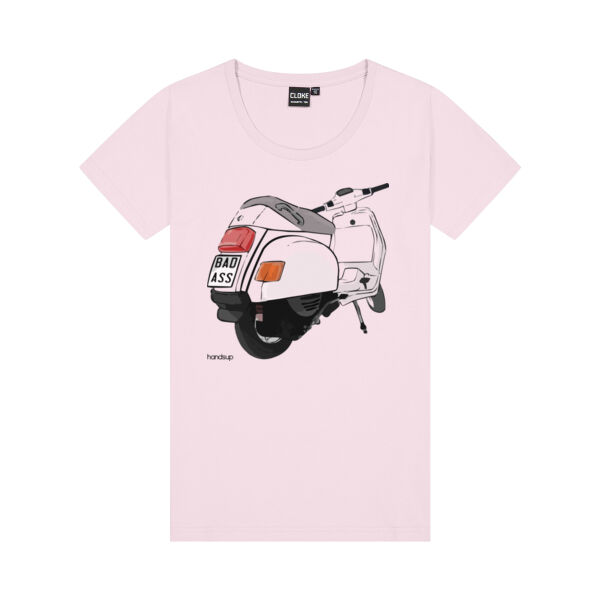 BadAss Scooter - Womens Silhouette Tee Thumbnail