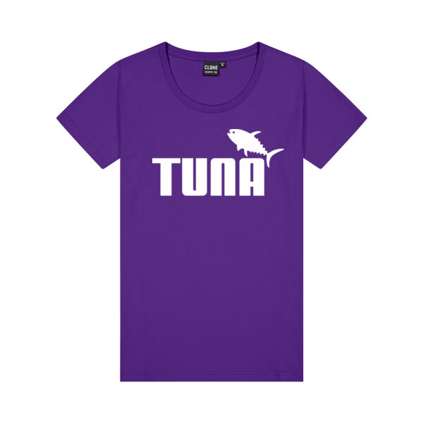 TUNA Fish - Print on front only - Womens Silhouette Tee Thumbnail