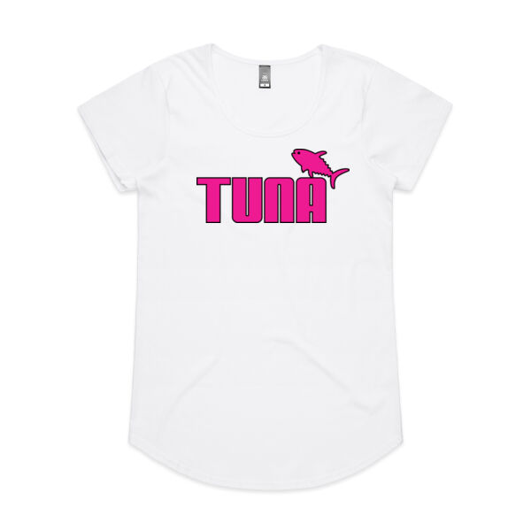 TUNA Fish - Print on front only - Womens Mali Tee Thumbnail