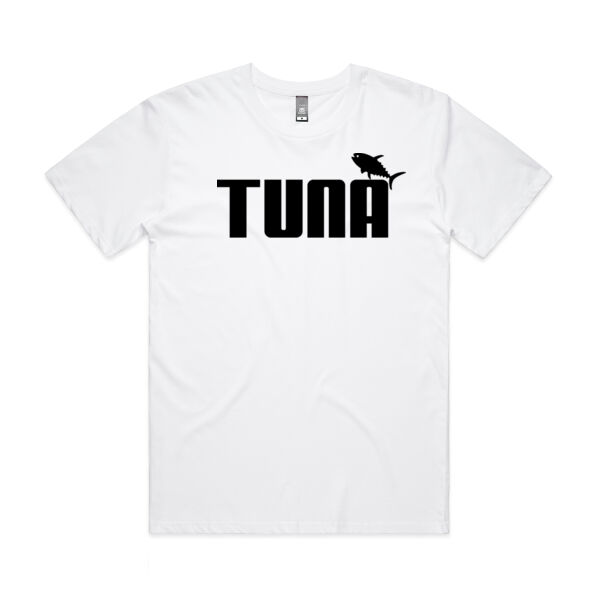 Tuna Fish Solid Print on AS Colour shorter fit tee 2 Thumbnail