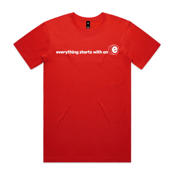 Everything Starts With an E - Mens Staple T shirt Thumbnail